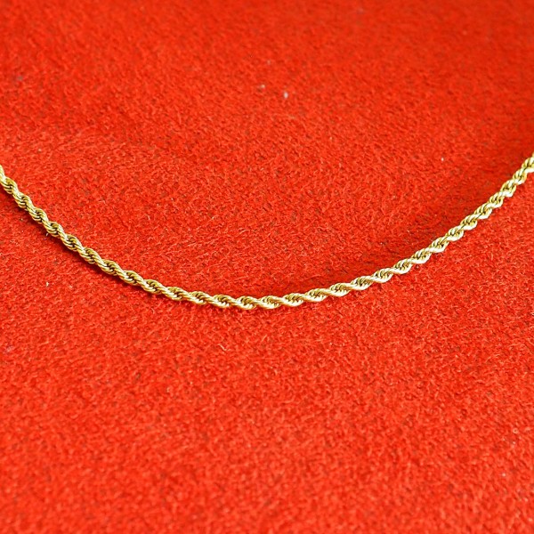 Kette Kordelkette 8k Gold 43cm
