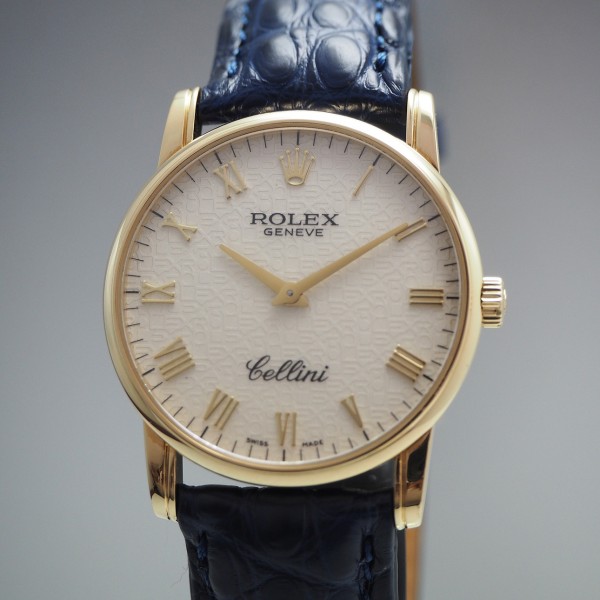Rolex Cellini Ref 5116, Gold 18k/750, Box+Papiere