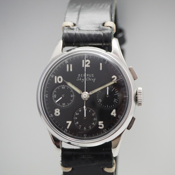 Benrus Sky Chief Valjoux 72 Vintage Chronograph, Serviced